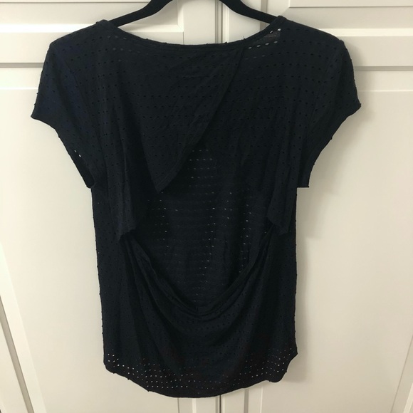 TWENTY Montreal Black Open Back T-shirt - Picture 4 of 4